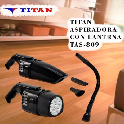 TITAN ASPIRADORA CON LANTRNA 12V TAS-809 World Shop