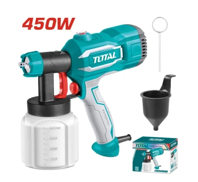 TOTAL PISTOLA DE  PINTURA  TT3506 450W 800ML PLAST World Shop