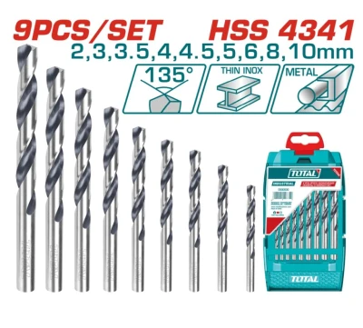 TOTAL KIT DE MECHA PARA METAL TACSD0095 9PCS World Shop