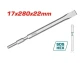 TOTAL CINCEL PLANO SDS HEX TAC153172 17X280X22MM  World Shop