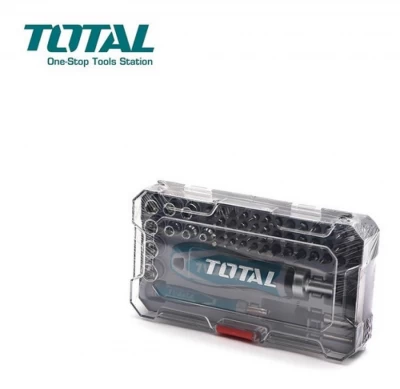 TOTAL JUEGO DE DESTORNILLADOR 55PCS TACSD30556  World Shop