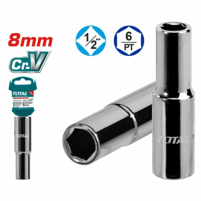 TOTAL SOCKET HEXAGONAL 8MM 1/2 THTST12083L World Shop