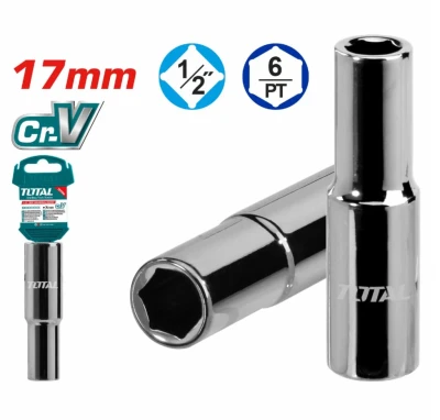 TOTAL SOCKET HEXAGONAL THTST12173L 1/2 17MM World Shop