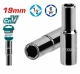 TOTAL SOCKET  HEXAGONAL THTST12193L 1/2 19MM World Shop