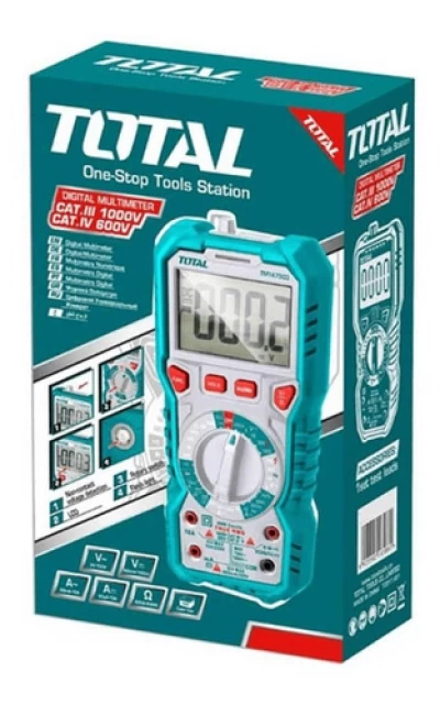 TOTAL MULTIMETRO DIGITAL TMT47503 World Shop