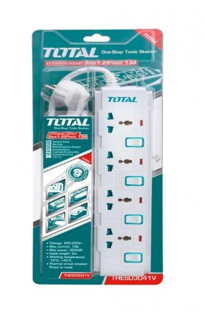 TOTAL EXTENSION ELECTRICA THES03041V World Shop