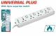 TOTAL EXTENSION ELECTRICA  DE 4 VIAS  THES03041V World Shop