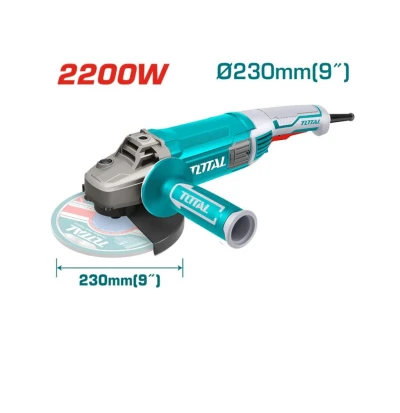 TOTAL AMOLADORA ANGULAR 9 TG12223026 2200W World Shop