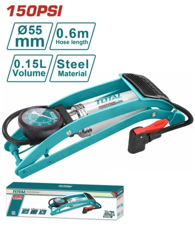 TOTAL INFLADOR DE PIE 150PSI TMPP5511 World Shop