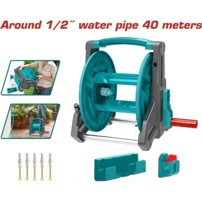 TOTAL PORTA MANGUERA DE 40 METROS THHR40122 World Shop