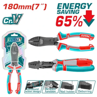 TOTAL ALICATE COMBINADOS 180MM THTC510706 World Shop