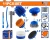WADFOW JUEGO DE CEPILLOS DE LIMPIEZA 11PCS  WND5511 World Shop