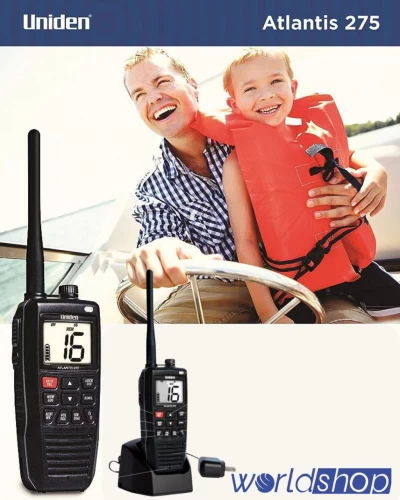 UNIDEN RADIO MARITIMO PORTÁTIL ATLANTIS 275  World Shop