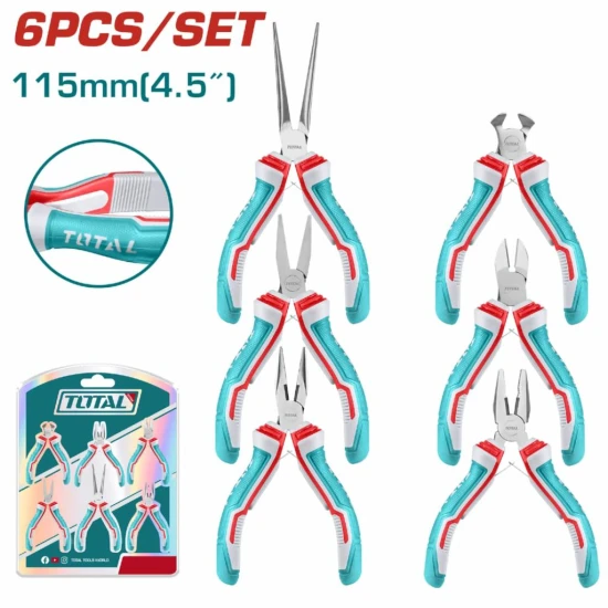 TOTAL JUEGO DE MINI ALICATES DE 6 PCS THT1K0511 World Shop