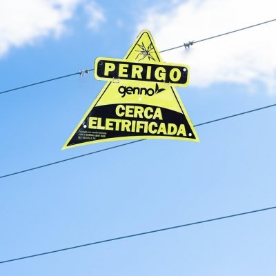 GENNO CARTEL SEÑALIZADOR DE CERCADO  ELÉCTRICO World Shop