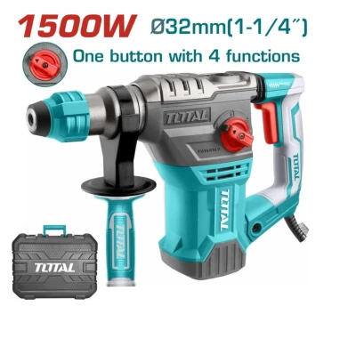 TOTAL MARTILLO ROTATIVO TH1153236  1500W SDS PLUS World Shop