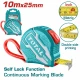 TOTAL CINTA MÉTRICA  TMT1262101  10MX25MM World Shop