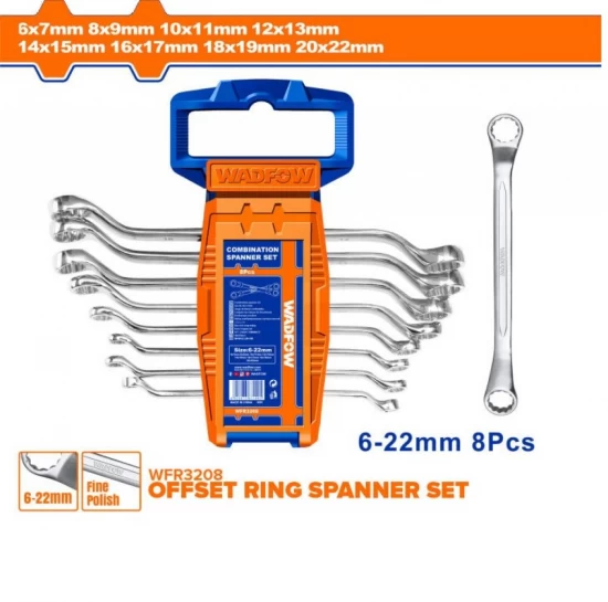 WADFOW KIT LLAVE COMBINADA 8PZ WFR 3208  World Shop