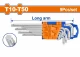 WADFOW LLAVES TORX  DE BRAZO LARGO  9PCS  WHK3291  World Shop
