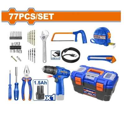 WADFOW SET DE HERRAMIENTAS 77PCS   WDT1B77  World Shop