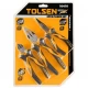 TOLSEN SET ALICATES  INDUSTRIAL 3PCS    10410         World Shop