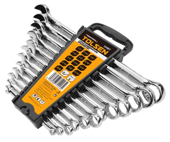 TOLSEN SET LLAVE COMBINADO  12PCS 15487  World Shop