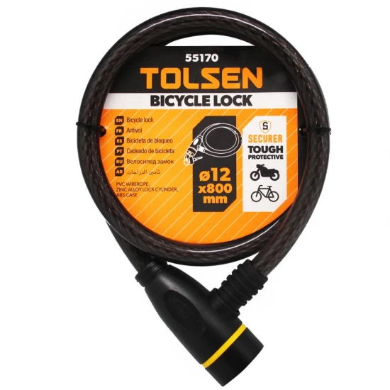 TOLSEN  CANDADO PARA BICICLETA 55170 World Shop