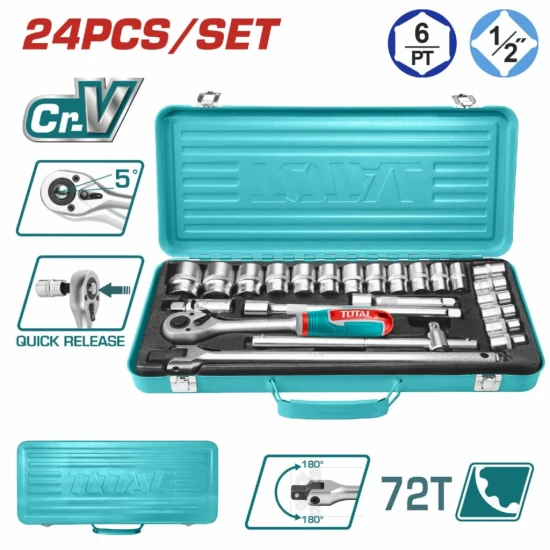 TOTAL JUEGO DE DADOS 1/2 THT121242  24PCS   World Shop