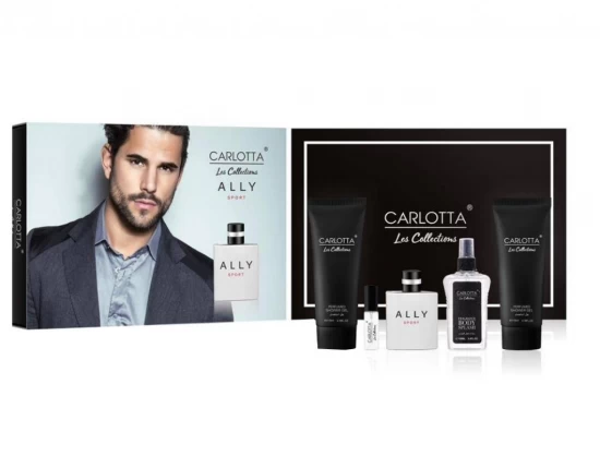 CARLOTTA KIT PERFUME MASCULINO ALLY SPORT 5PCS  831900 World Shop