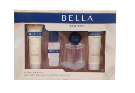 V.V.LOVE KIT PERFUME FEMENINO BELLA  4PCS  VL1025 World Shop