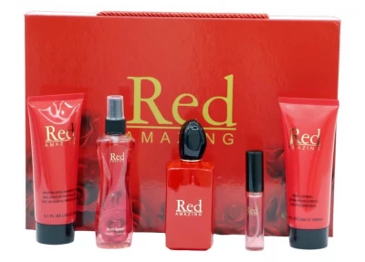 NYC SCENTS KIT RED AMAZING 5PCS   N7703 World Shop