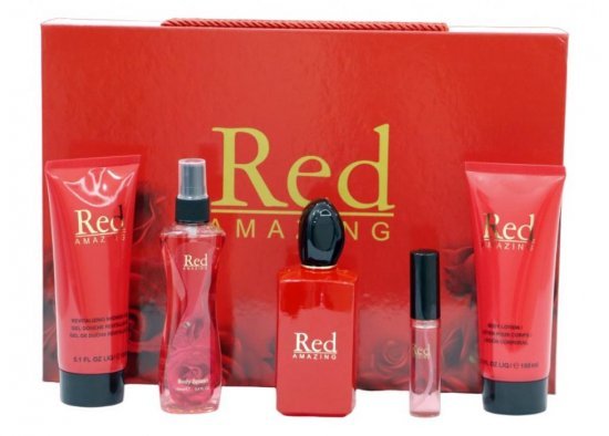 NYC SCENTS KIT RED AMAZING 5PCS   N7703 World Shop