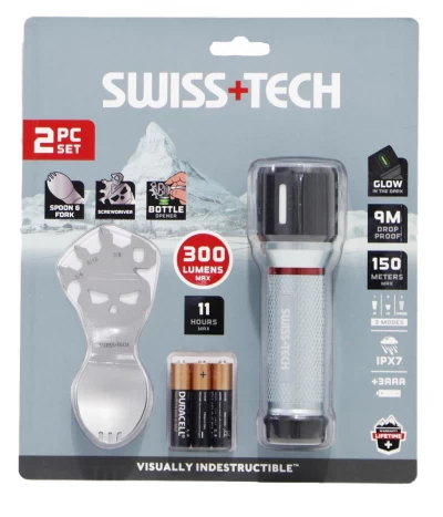 SWISS+TECH  LINTERNA +MULTIHERRAMIENTAS   ST001231 World Shop