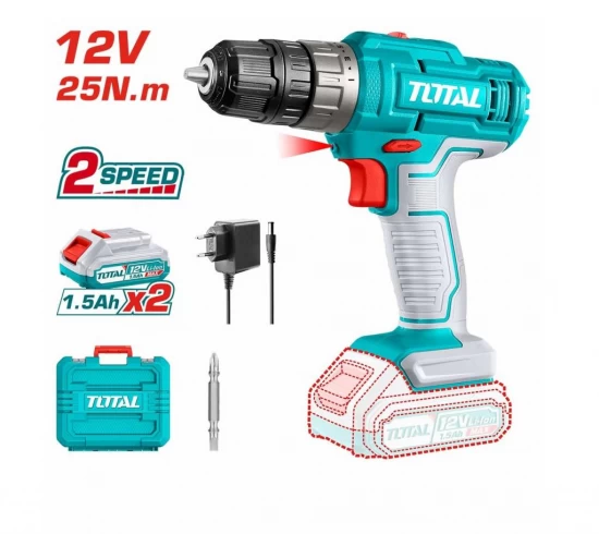 TOTAL ATORNILLADOR  CON IMPACTO TDLI1228 1.5A 12V World Shop