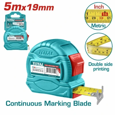 TOTAL CINTA MÉTRICA   5M X19MM   TMT34519 World Shop