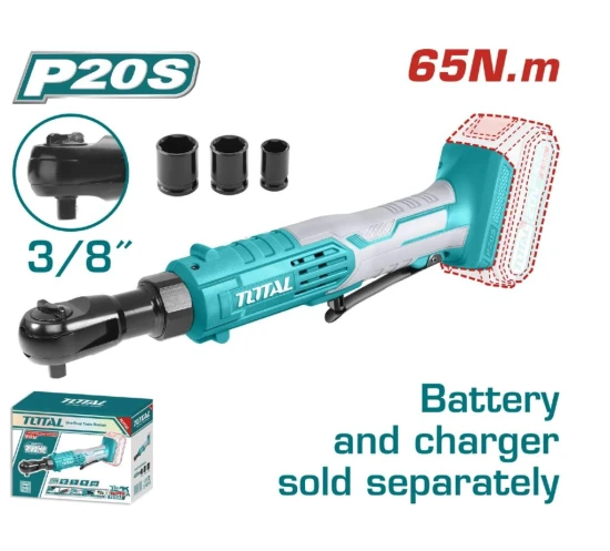 TOTAL TRINQUETE  20V DE 3/8 65NM  TDRLI2060151  World Shop