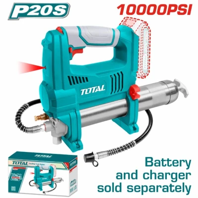 TOTAL PISTOLA ENGRASADORA 20V 10.000PSI TGGLI2010 World Shop
