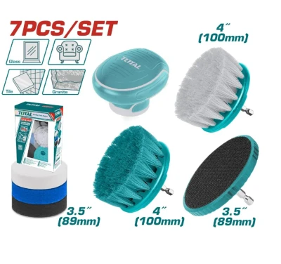 TOTAL  JUEGO DE CEPILLOS 7PCS   TACB0701 World Shop