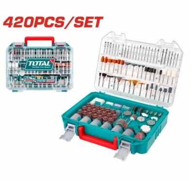 TOTAL ACCESORIOS DE MINI TALADRO  420PCS TAKMG4208  World Shop