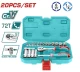 TOTAL  JUEGO DE LLAVES DE TRINQUETE 1/4 20PCS  THT141201 World Shop