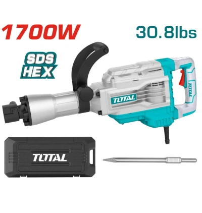 TOTAL MARTILLO DEMOLEDOR  TH217068 1700W HEX 14KG World Shop