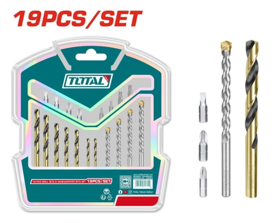 TOTAL JUEGO DE BROCAS   UTACSDB1901  METAL&CONCRETO  World Shop