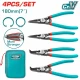 TOTAL  KIT ALICATE DE ANILLO DE SEGURIDAD 4PCS  THTJ214042 World Shop