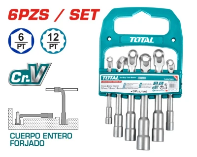 TOTAL  JUEGO DE LLAVES EN ÁNGULO L  6PCS  TLASWT0601  World Shop