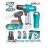 TOTAL  SET TALADRO + BATIDORA + LINTERNA + LAMPARA LI-ION 12V TOSLI23115  World Shop