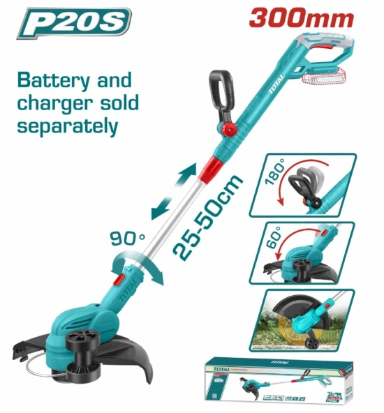 TOTAL  CORTADORA DE CÉSPED 20V  TGTLI20328  World Shop
