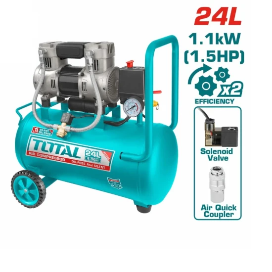TOTAL COMPRESOR DE AIRE TCS1110242  24L World Shop