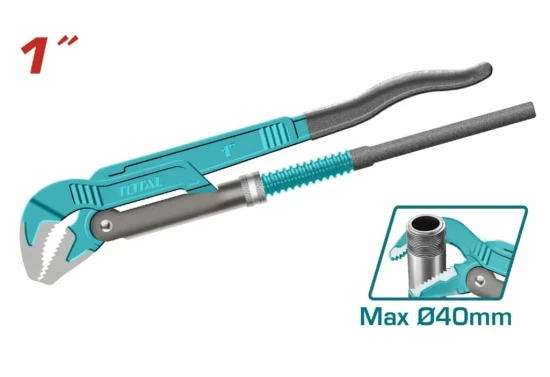 TOTAL LLAVE PARA TUBOS SUECA DE ALTA RESISTENCIA 45°  THT172013 World Shop
