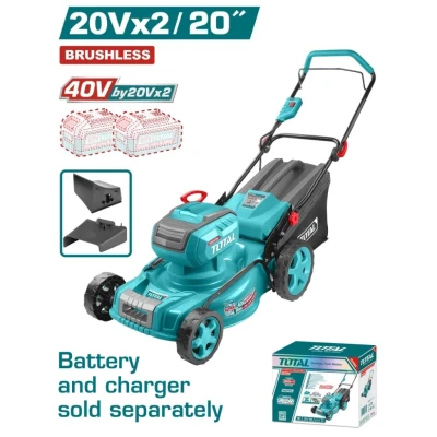 TOTAL CORTA CÉSPED  40V TLMLI4020 MOTOR SIN ESCOBILLAS  World Shop
