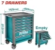 TOTAL CAJA DE HERRAMIENTAS CON 7 CAJONES   THRC01071 World Shop